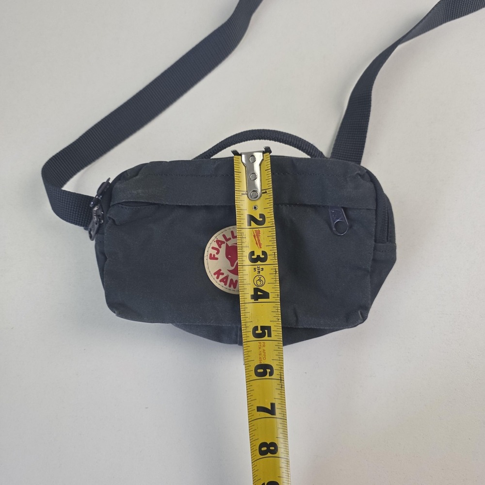 Fjallraven Kanken Hip Pack Belt Bag Womens Small Blue Canvas Travel Waist - Picture 10 of 13